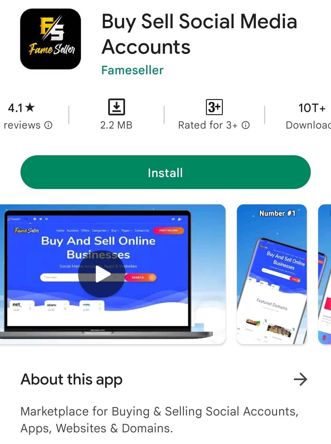 fameseller app